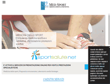 Tablet Screenshot of medicinasportiva-medsport-como.it